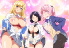 【エロアニメ】OVA 陰キャカップルが陽ギャル達とSEXトレーニングする話 ＃1